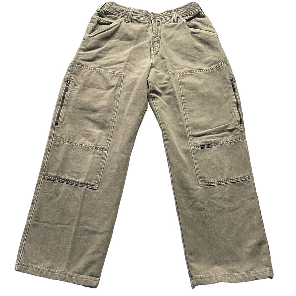Vintage Hydraulic Cargo Pants Size 32 Beige Baggy